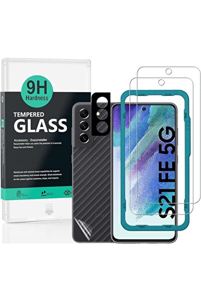 Ibywind [عبوة من قطعتين] واقي شاشة لهاتف سامسونج جالاكسي S21 FE 5G/4G مقاس 6....