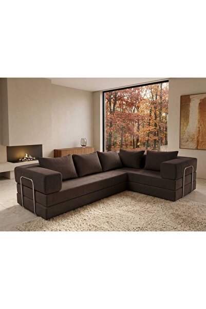 DECHOME 300x200 cm Modüler Köşe Koltuk | 22 DNS CNC Kesim Sünger Sırt| Yıkana...
