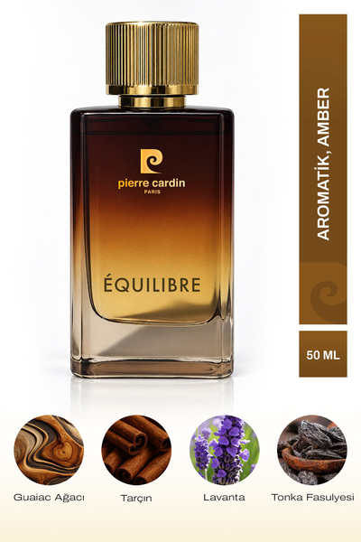 Pierre Cardin Equilibre EDP Erkek Parfüm 50 ml | Aromatik, Amber | Biber, Lav...