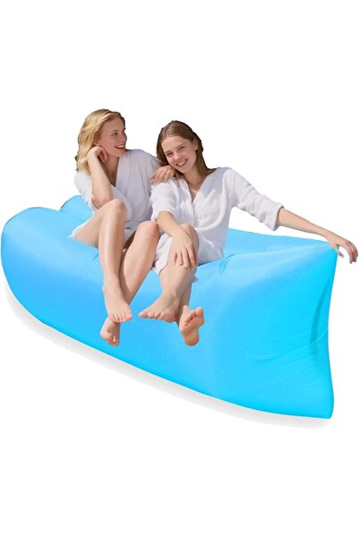 VAODO Inflatable Lounger, Air Chair Sofa Bed, Sleeping Bag Couch, Portable Wa...