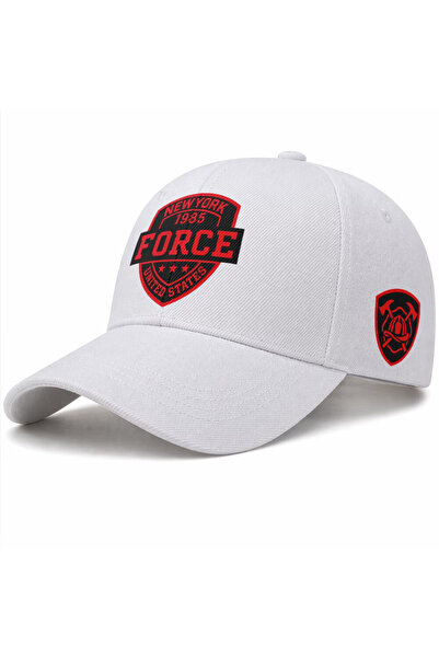l'eivor Βαμβακερό καπέλο με στάμπα New York Force και Velcro