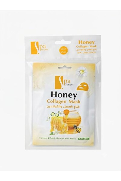 Spa System Honey & Collagen Face Mask - 28ml x 5pcs