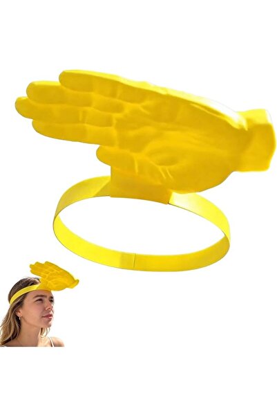 TERRIFI Palm-Sized Sun Hat, Funny Hands-Free Hand Shade Hat, Novelty Hand Sha...
