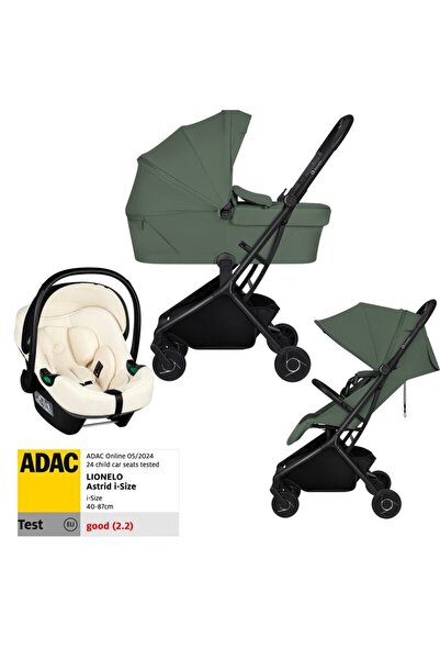 Lionelo Set Carucior 3 in 1, Lionelo, Sia Flex, Include landou pliabil pe cad...