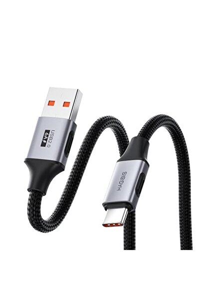 Hagibis 6A Fast Charging Braided Data Cable, USB A to C 480Mbps Data sync and...