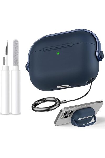 GENERAL غطاء حماية لسماعات Airpods Pro 3 [مع قفل أمان] [مع طقم تنظيف] [مع سلس...