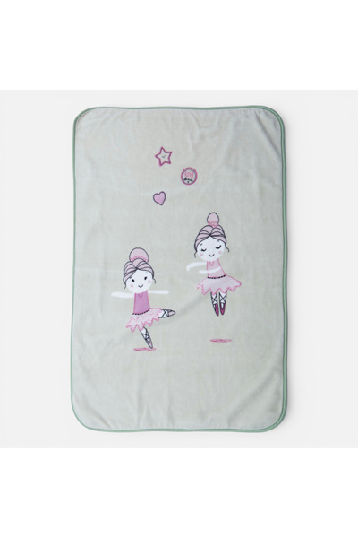 Nef Nef Homeware Nef Nef Κουβέρτα Ballerine World Πράσινη 100x140