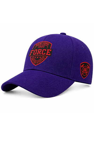 l'eivor Βαμβακερό καπέλο με στάμπα New York Force και Velcro