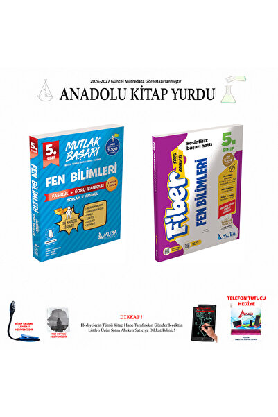 Muba Yayınları 2026-2027 5. Sınıf 2'li Fen Bilimleri Çift Kaynak Set