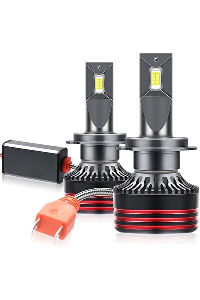 ZERIFAM مصباح أمامي LED H7، 3000 لومن فائق السطوع 6000 كلفن أبيض بارد، مجموعة...