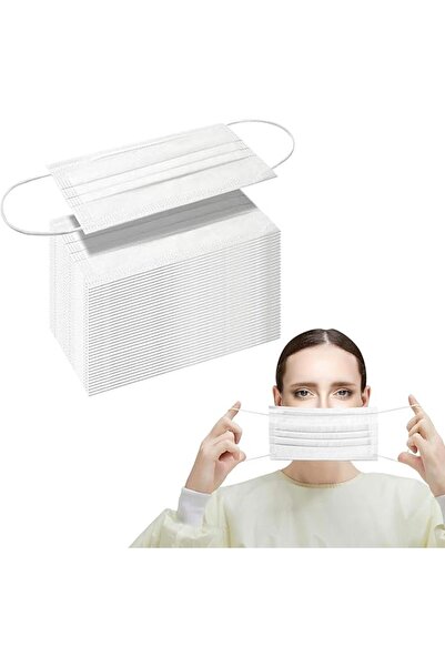 ToolHouse 50Pcs Disposable Face Masks Individually Wrapped, Breathable and Co...