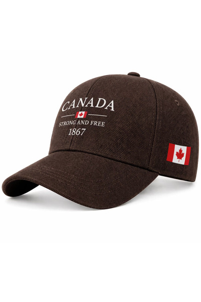 l'eivor Canada 1867 Pălărie din bumbac imprimată cu velcro