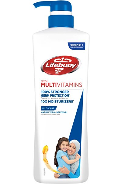 Lifebuoy Antibacterial Body Wash, Mild Care, 100% stronger germ protection* &...