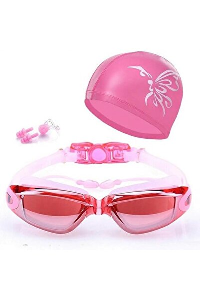 Bukela Swimming Goggles 4 in 1 Set for Adults Men Women Youth, Anti-Fog No Le...