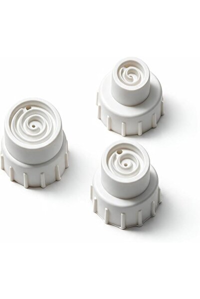Elitzia Aqua Peel Tips 3 Pcs Silicone Vortex Heads for Facial Skin Care
