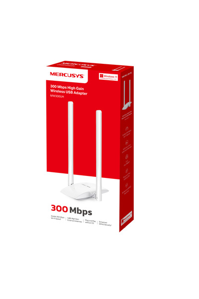 Mercusys Adaptor USB wireless MW300UH 300 Mbps cu câștig ridicat