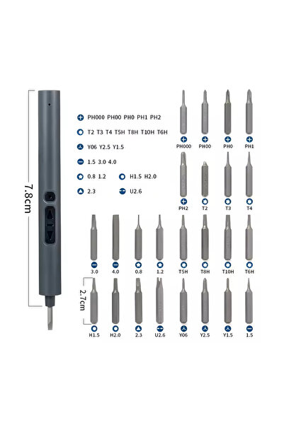 AIWUYOU Electric Precision Screwdriver Kit, Rechargeable Mini Power Screwdriv...