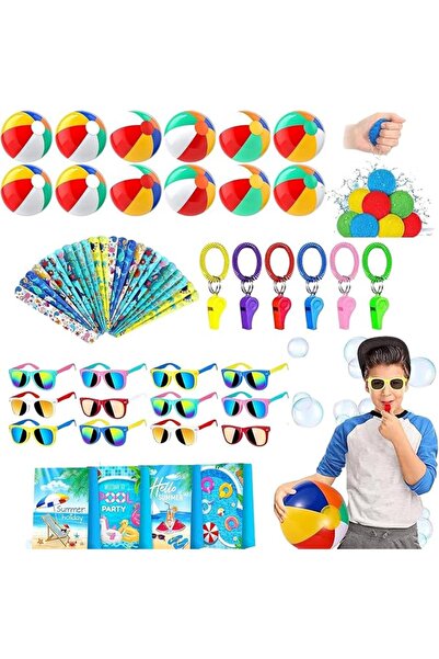 Beauenty Pool Party Favors and Beach Party Favors,72PC Party Favor for Kids,S...