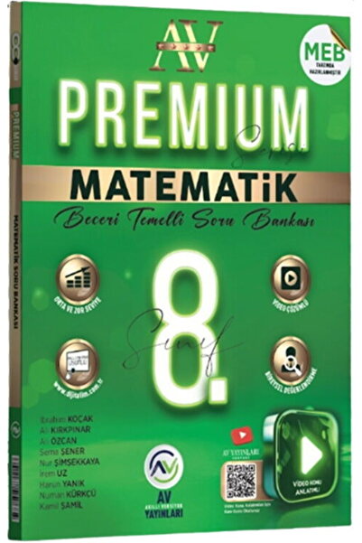 Av Akıllı Versiyon Yayınları Av Yayınları 8. Sınıf Matematik Premium Beceri T...