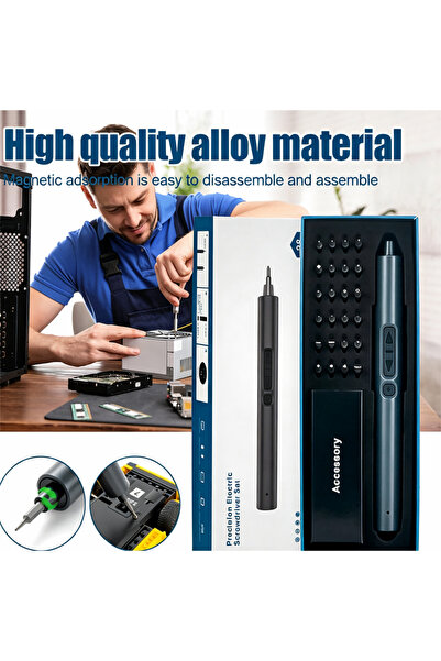 YuTai Rechargeable Precision Electric Screwdriver Set (28-in-1)