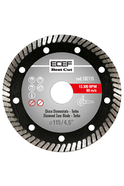ECEF Δίσκος Διαμαντένιος Τούρμπο Προ 230mm 192230