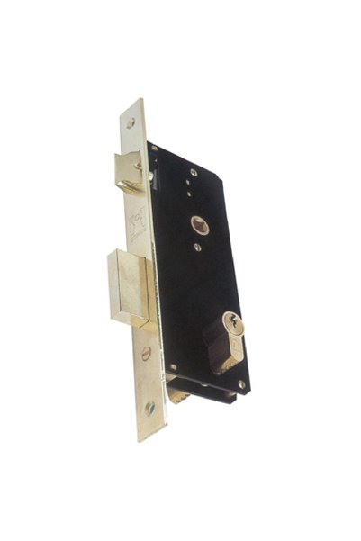 DOMUS 90845 Κλειδαριά εξωτερικής πόρτας 45mm με κύλινδρο 16065