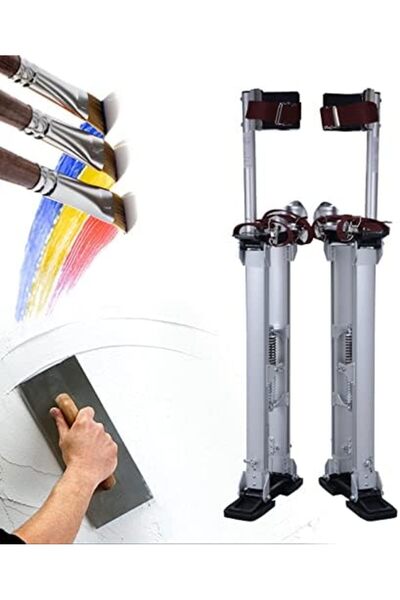 ASVERA BACAK Yürüyen İskele Merdiven 61-102 cm Alüminyum Boyacı Alçıpan Ayaklığı