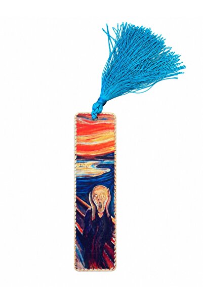 Erol Bakır Premium Expressionist Patterned 100% Copper Bookmark