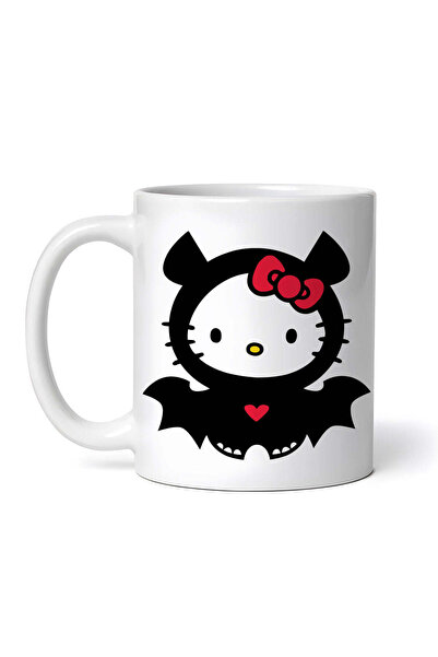 INOVATIX Personalized white mug, Hello Kitty superheroine, INOVATIX®. 330 ml
