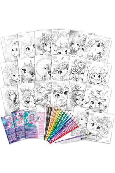 NEBULOUS STARS Watercoloring Book Set Featuring Estrelia