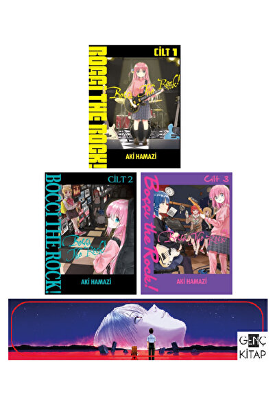 Komik Şeyler Boççi the Rock 1-2-3. Ciltler Manga Seti - Genç Kitap Ayraç Hedi...