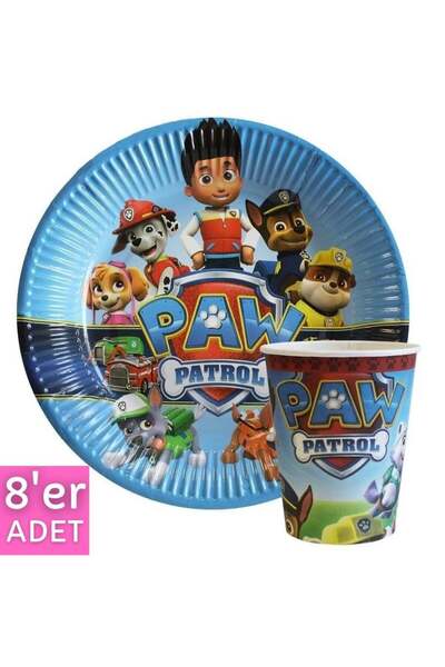 Paw Petrol Tabak-Bardak Set