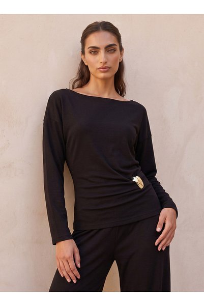 FAV Smart Top with Buckle Detail