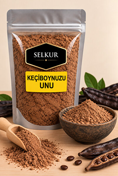 SELKUR Keçiboynuzu unu 1KG(HARNUP UNU-GLUTENSİZ)