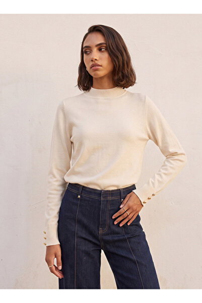 FAV High Neck Textured Sweater