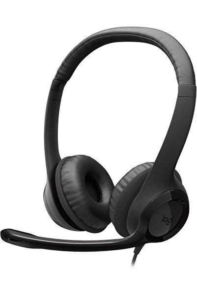 logitech g1 سماعة رأس سلكية لوجيتك H390 للكمبيوتر/اللابتوب، سماعات ستيريو مع ...