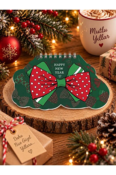 4nio Noel Fiyonk Mini Şekilli Defter