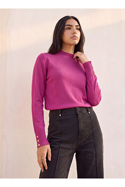 FAV High Neck Textured Sweater