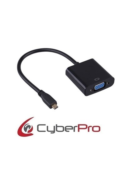 CYBERPRO CP-MCV10 Μετατροπέας micro HDMI αρσενικό - VGA θηλυκό