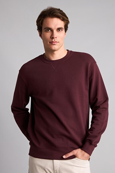 DeFacto Cotton Regular Fit Basic Sweatshirt