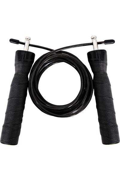 Nivia 11033 Pro Skipping Rope for Men & Women (Black, Free Size - Adjustable)...