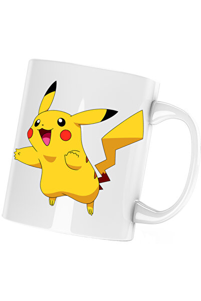 INOVATIX Cana Pikachu Pokemon Mario Zelda, white, 330 ml