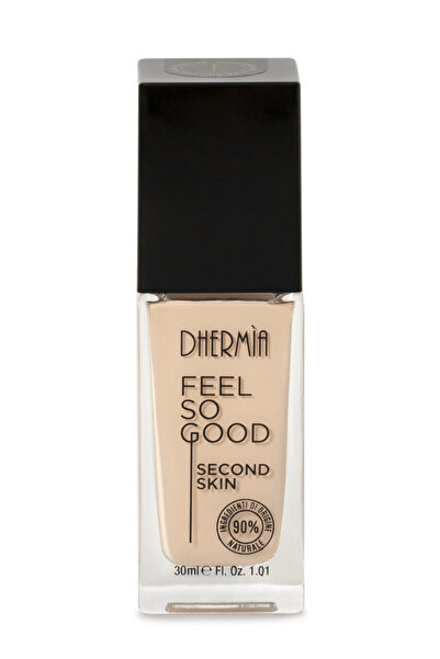 Dhermia Fond de ten Second Skin, 5 nuanțe - 30 ml