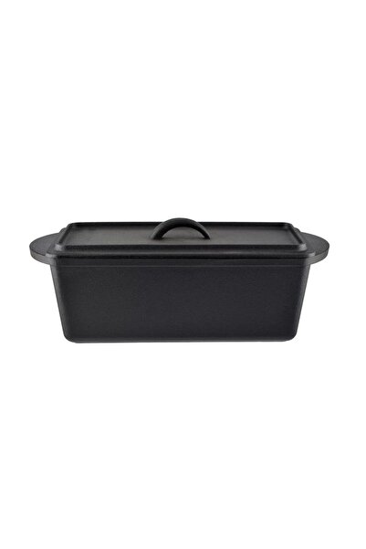 Perfect Home Forma pentru copt paine, din fonta, 35x13.5x11 cm, cu cos pentru dospire ratan,