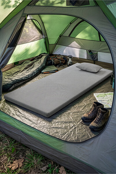 US. SLEEPING Nomad Yastık Hediyeli Full Ortopedik Taşınabilir Kamp Yatağı 6 c...