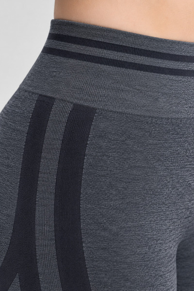 gymhams Line Contour Çizgili Yüksek Bel Kalça Şekillendirici Seamless Tayt