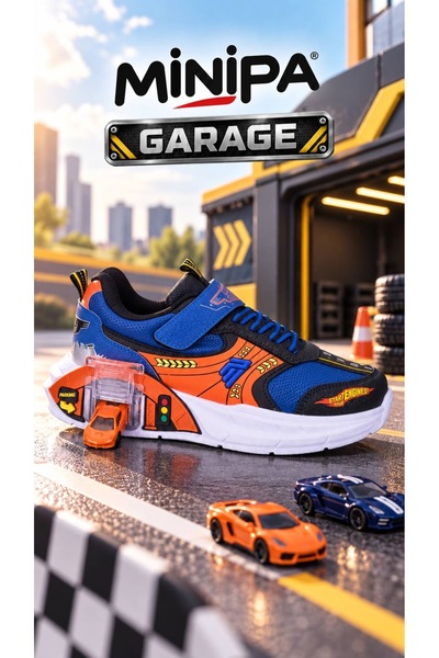 AYKA KİDS Garaj Tabanlı Çift Metal Arabalı Çocuk Spor Ayakkabısı – Ortopedik ...