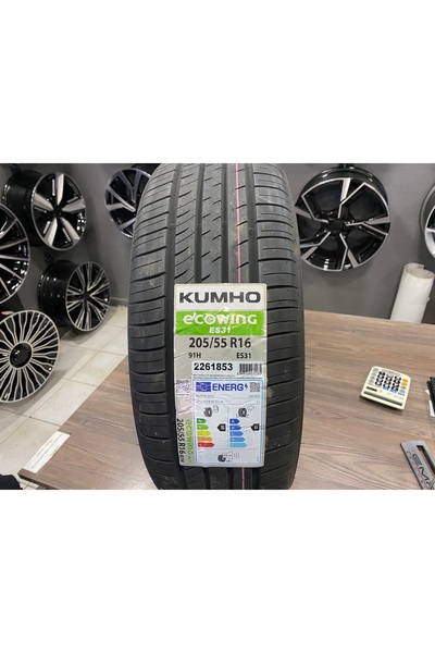 Kumho 205/55R16 91H ECOWİNGS ES31 YAZLIK OTO LASTİĞİ 2026 ÜRETİM