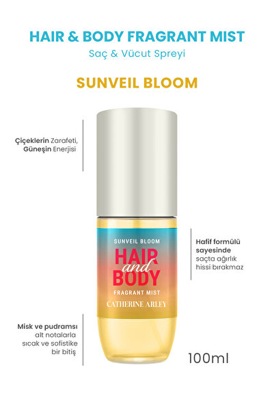 Catherine Arley SAÇ VE VÜCUT SPREYİ SUNVEIL BLOOM HAIR AND BODY MIST 100 ML