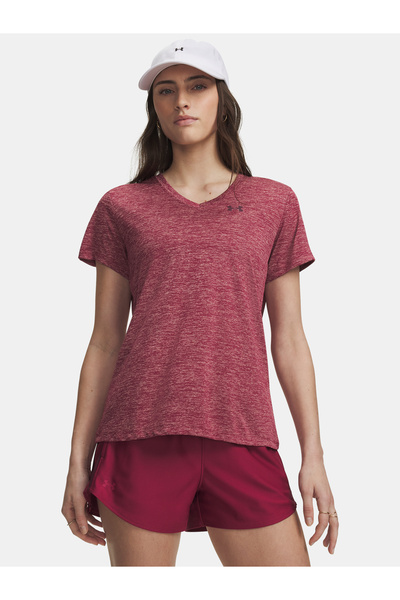 Under Armour Tech SSV- Twist - Tricou de damă, Roșu
